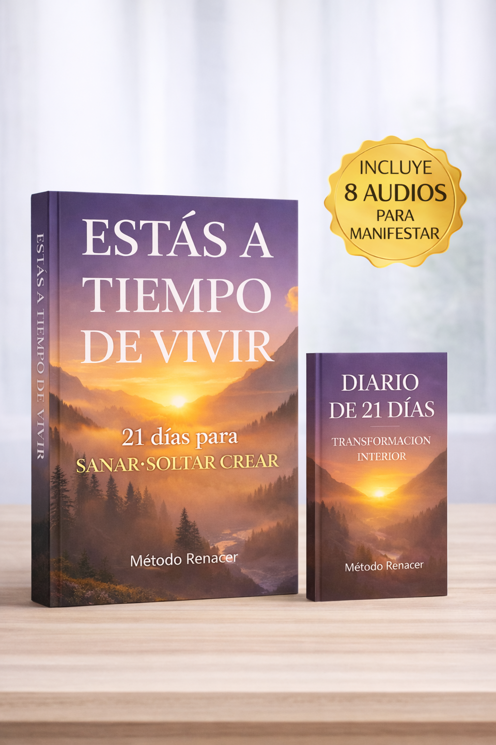 ESTÁS A TIEMPO DE VIVIR — Transforma Tu Vida en 21 Días con el Método Renacer